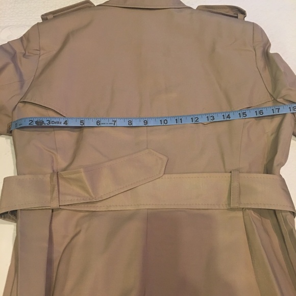 NEW Lauren Ralph Lauren Straight Trench Coat Sz S - Picture 7 of 7